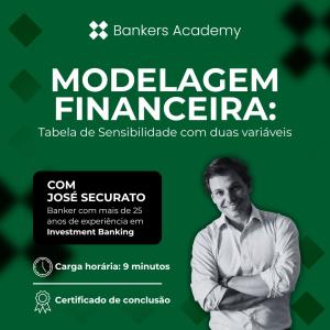 Modelagem Financeira: Tabela de Sensibilidade com duas variáveis